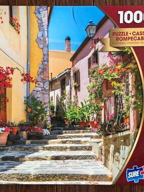 Forza d'Agrò, Sicily, 1000 piece puzzle, The Canadian Group, Sure-Lox